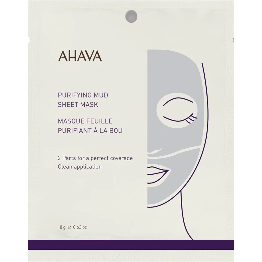 Time To Clear Purifying Mud Sheet Mask De Ahava 1 Time To Clear Purifying Mud Sheet Mask De Ahava