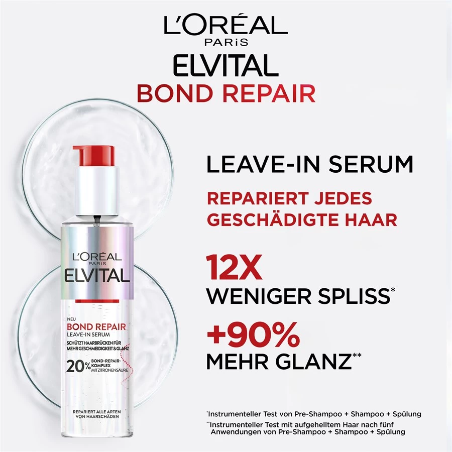 Elvital Bond Repair Leave-In Serum De L’Oréal Paris 4 Elvital Bond Repair Leave-In Serum De L’Oréal Paris – Image 4