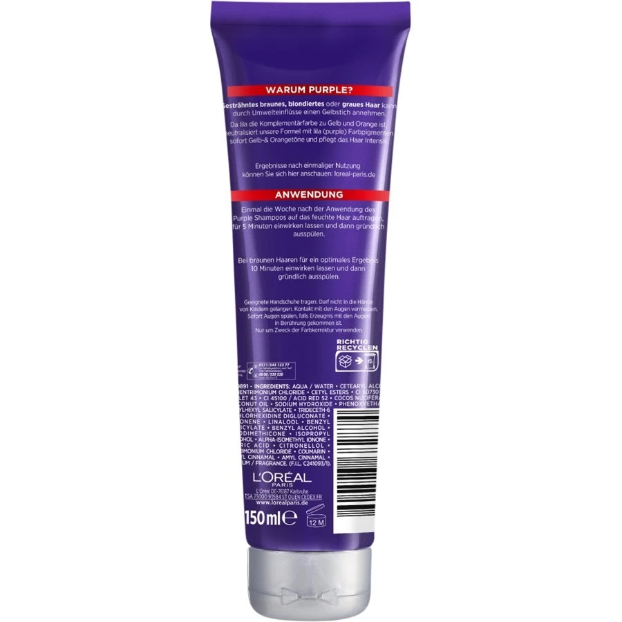 Elvital Soin Violet Color Vive De L’Oréal Paris 2 Elvital Soin Violet Color Vive De L’Oréal Paris – Image 2
