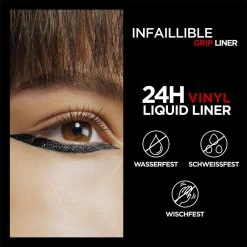 Eyeliner Infaillible Grip 24H Vinyl Liquid Liner De L’Oréal Paris -Soldes Soins Et Beauté LOreal Paris Eyeliner Infaillible Grip 24H Vinyl Liquid Liner 112335x4 6