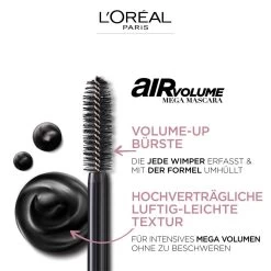 Mascara Air Volume Mega Mascara De L’Oréal Paris -Soldes Soins Et Beauté LOreal Paris Mascara Air Volume Mega Mascara 99315x5 16