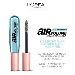 Mascara Air Volume Mega Mascara Waterproof De L’Oréal Paris -Soldes Soins Et Beauté LOreal Paris Mascara Air Volume Mega Mascara Waterproof 99318x2 13