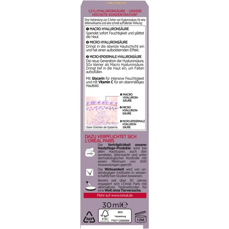 Sérums Sérum Anti-Rides Filler De L’Oréal Paris 6 Sérums Sérum Anti-Rides Filler De L’Oréal Paris – Image 6