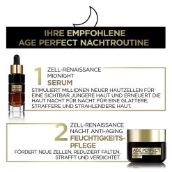 Sérums Sérum Renaissance Cellulaire Minuit De L’Oréal Paris -Soldes Soins Et Beauté LOreal Paris Seren Zell Renaissance Midnight Serum 109221x5 15