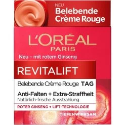 Day & Night Crème De Jour Revitalisante Crème Rouge De L’Oréal Paris