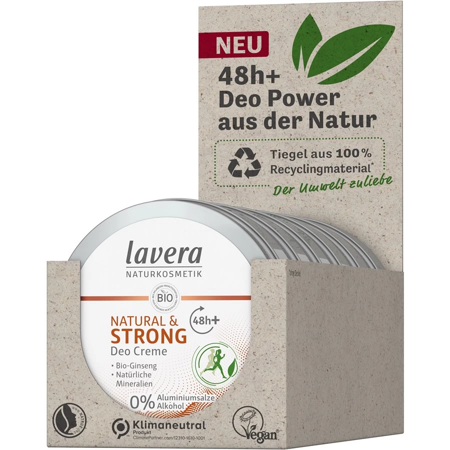 Déodorants Deodorant Creme Natural & Strong De Lavera 4 Déodorants Deodorant Creme Natural & Strong De Lavera – Image 4