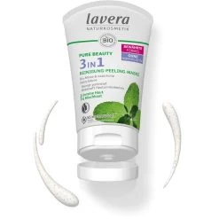Nettoyage Masque Nettoyant & Exfoliant 3 En 1 Pure Beauty De Lavera -Soldes Soins Et Beauté Lavera Reinigung Pure Beauty 3in1 Reinigung Peeling Maske 102643x2 2