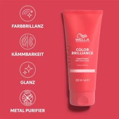 Color Brilliance Vibrant Color Conditioner Fine/Normal Hair De Wella -Soldes Soins Et Beauté Wella Color Brilliance Vibrant Color Conditioner FineNormal Hair 75455x4 15