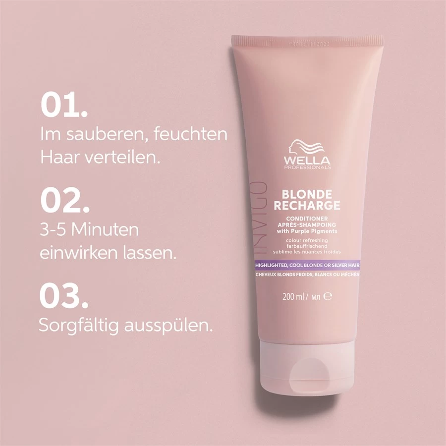 Color Recharge Color Refreshing Conditioner Cool Blonde Blonde Recharge De Wella 6 Color Recharge Color Refreshing Conditioner Cool Blonde Blonde Recharge De Wella – Image 6