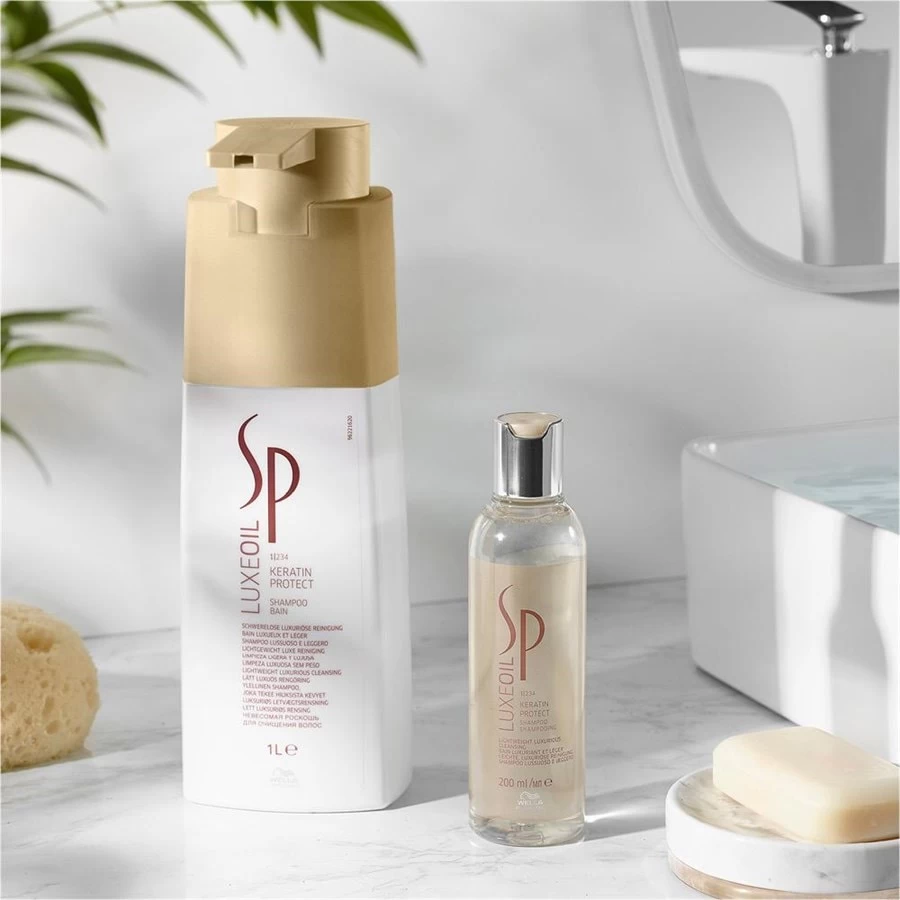 Luxe Oil Keratin Protect Shampoo De Wella 4 Luxe Oil Keratin Protect Shampoo De Wella – Image 4
